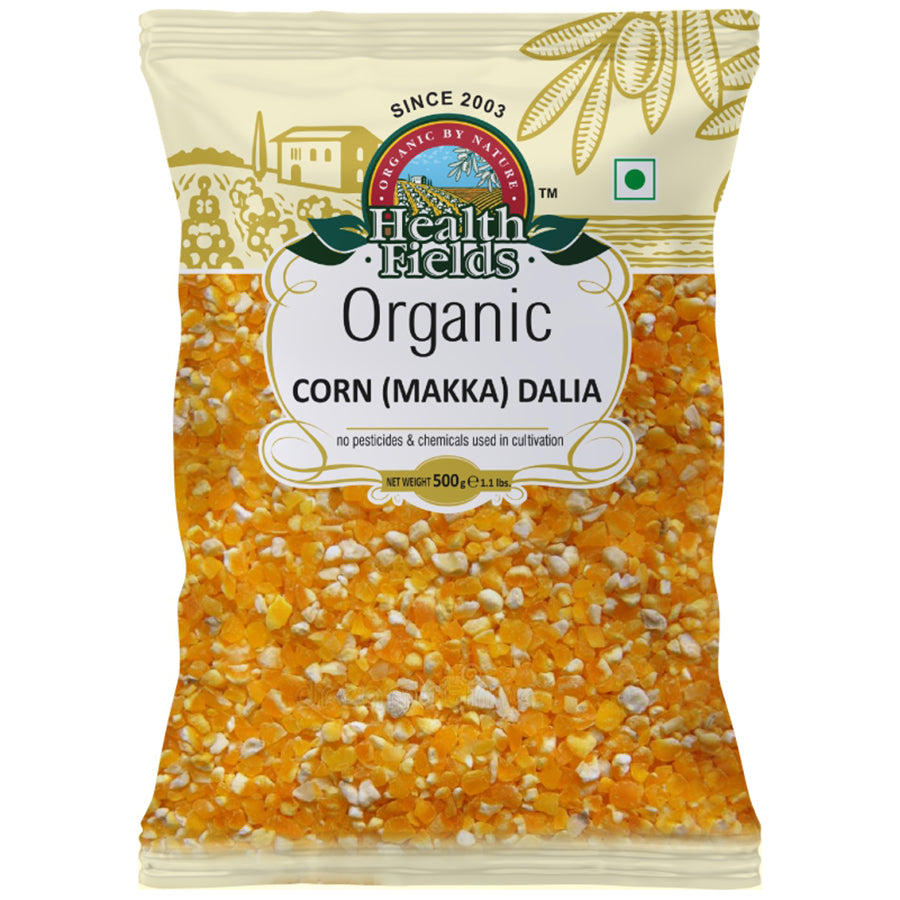 HEALTH FIELDS ORGANIC CORN DALIA 500 GM