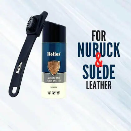HELIOUS SUEDE & NUBUCK SHOE CARE KIT RUST