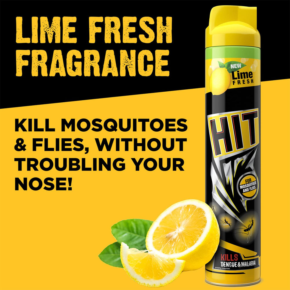 HIT SPRAY FOR MOSQUITOES AND FLIES WITH LIME 400 ML - SuperMarcheStore