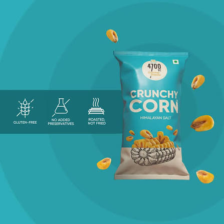 4700 BC CRUNCHY CORN HIMALAYAN SALT 40 GM