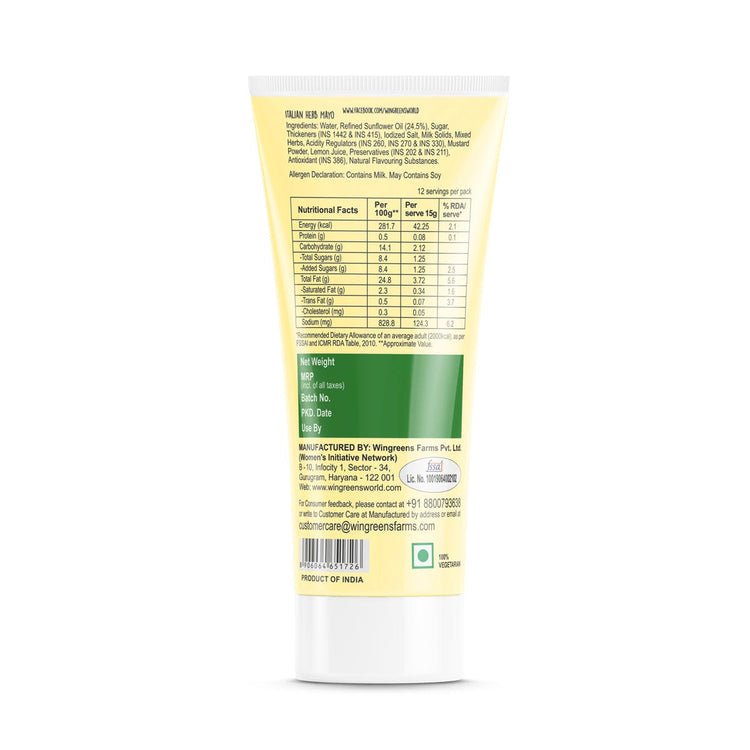 ITALIAN HEB MAYO 130GM - SuperMarcheStore