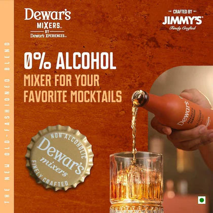 JIMMYS DEWARS MIXERS OLD FASHIONED