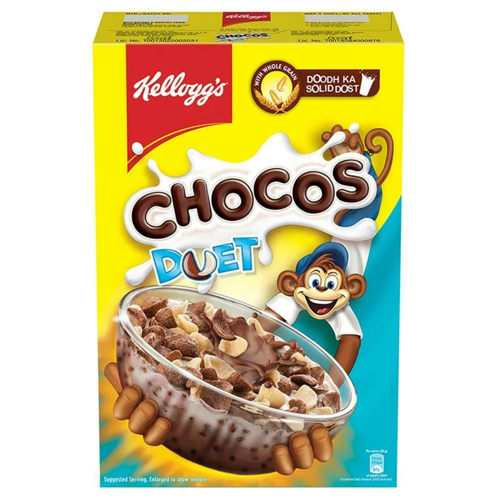 KELLOGS CHOCO DUET 375 GM