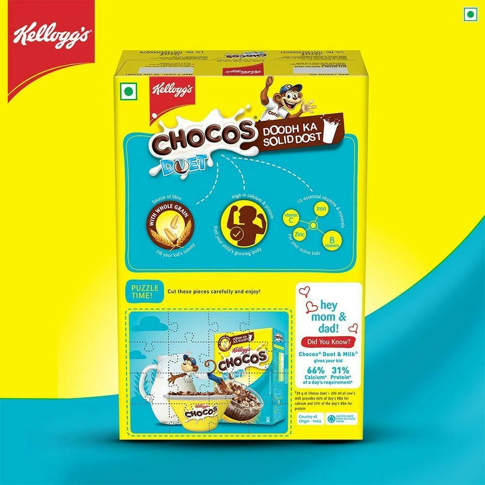 KELLOGS CHOCO DUET 375 GM