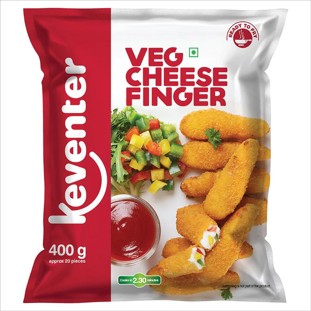 KEVEBTER  VEG CHEESE FINGER 400GM