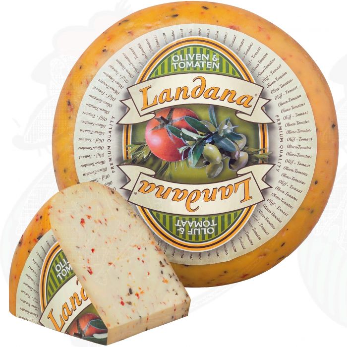 LANDANA  CHEESE GOUDA WITH OLIVES AND TOMATO LOOSE
