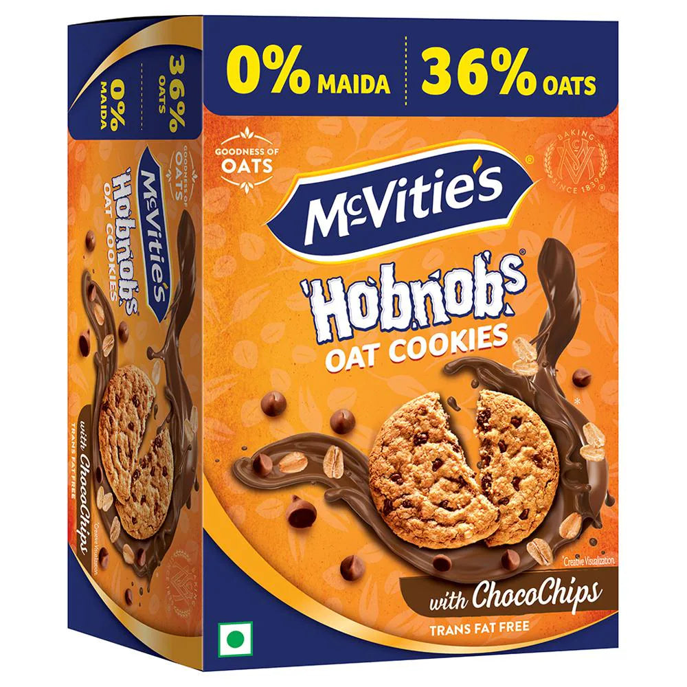 MCVITIES HOBNOBS OAT COOKIES 153.85 GM