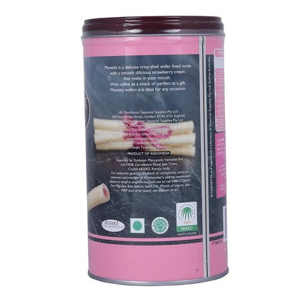 MONETTA CREAM WAFER STRAWBERRY FLAVOUR 300 GM