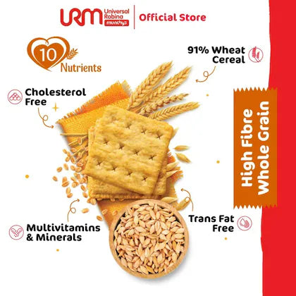 MUNCHY CRACKERS WHOLE GRAIN 300GM