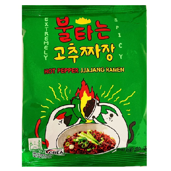 SAMYANG HOT PEPPER JJAJANG RAMEN NOODLES 136 GM