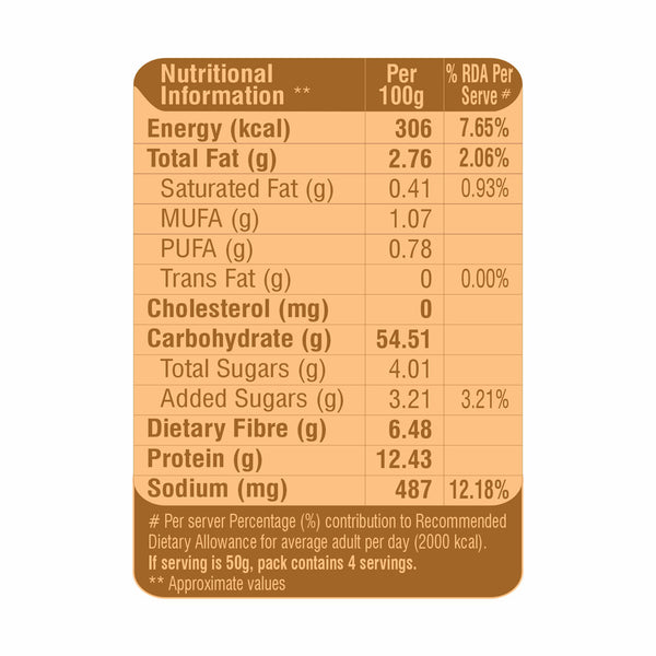 LA AMERICANA WHOLEWHEAT BRAN KULCHA BREAD200