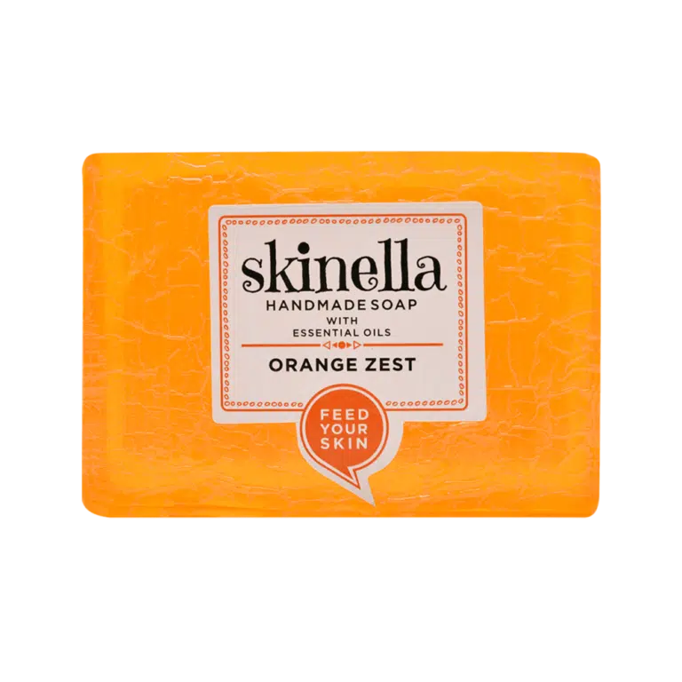 SKINELLA HANDMADE SOAP ORANGE SCRUB 100G