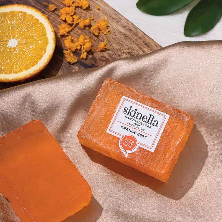 SKINELLA HANDMADE SOAP ORANGE SCRUB 100G