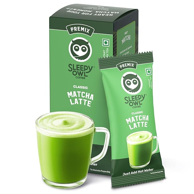 SLEEPY OWL CLASSIC  MATCHA LATTE COFFEE