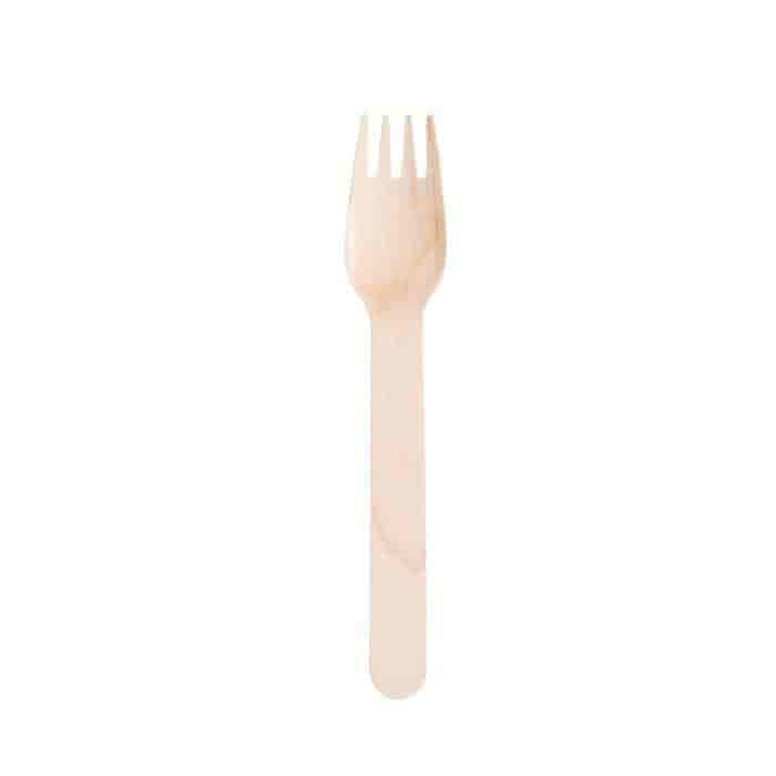 PAPPCO GREEN WARE WOODEN FORK 20N