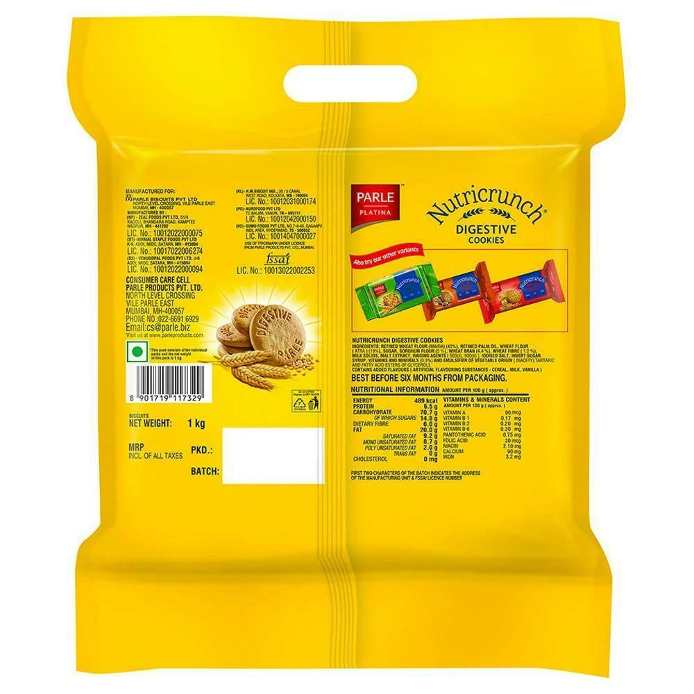 PARLE NUTRICRUNCH DIGESTIVES 1KG