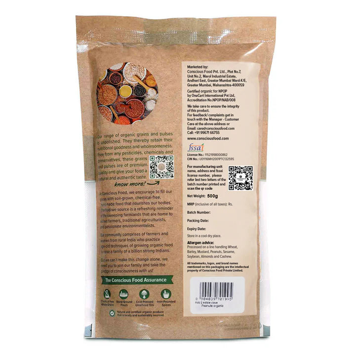 CONSCIOUS FOOD PEANUT 500 GM