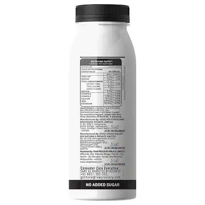 RAW PRESSERY COCONUT WATER BT 200ml