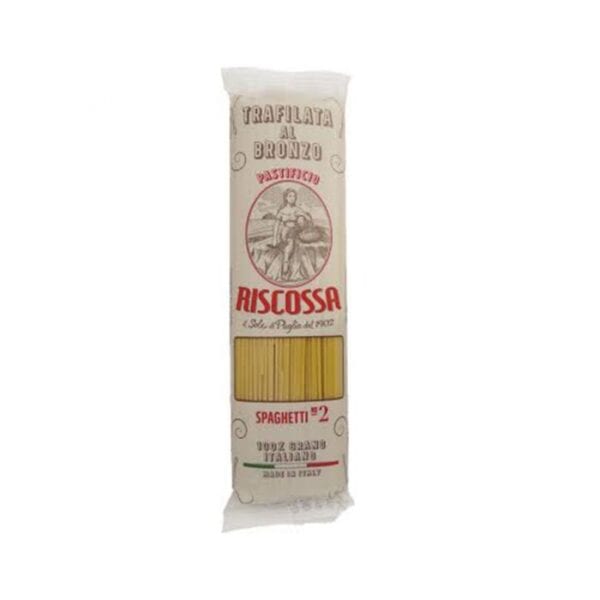 RISCOSSA SPAGHETTI BRONZE CUT PASTA 500 GM