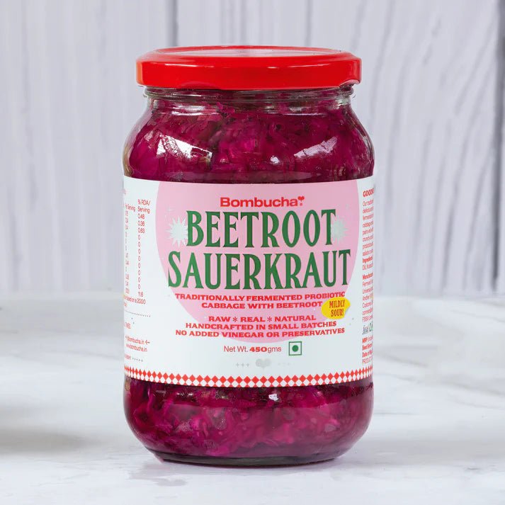 SAUERKRAUT BY BOMBUCHA BEETROOT 450GM - SuperMarcheStore