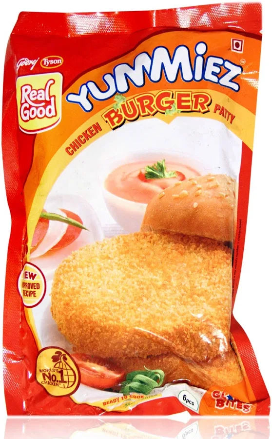 YUMMIES CHICKEN BURGER PATTY 300G