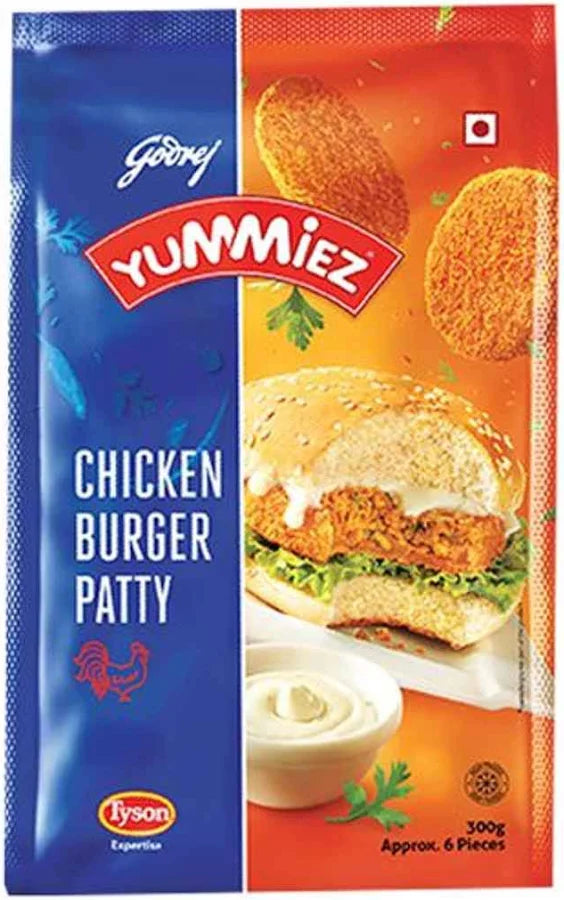 YUMMIES CHICKEN BURGER PATTY 300G