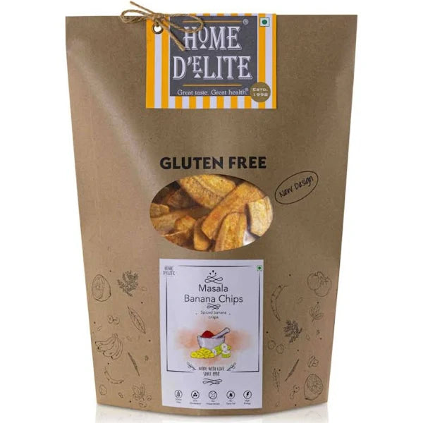 HOME DELITE MASALA BANANA CHIPS 90 GM