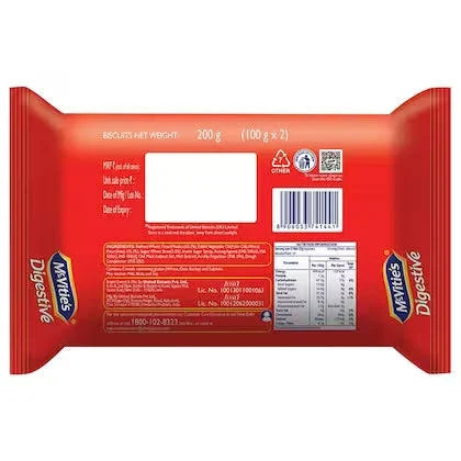 MCVITIES DIGESTIVE 62 GM