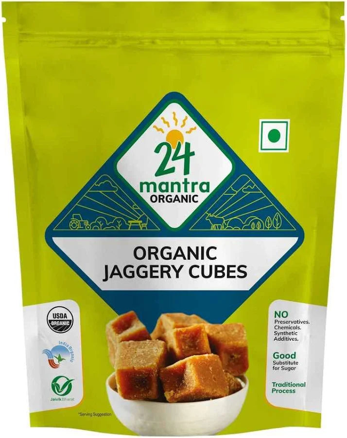 24 MANTRA ORGANIC JAGGERY CUBES