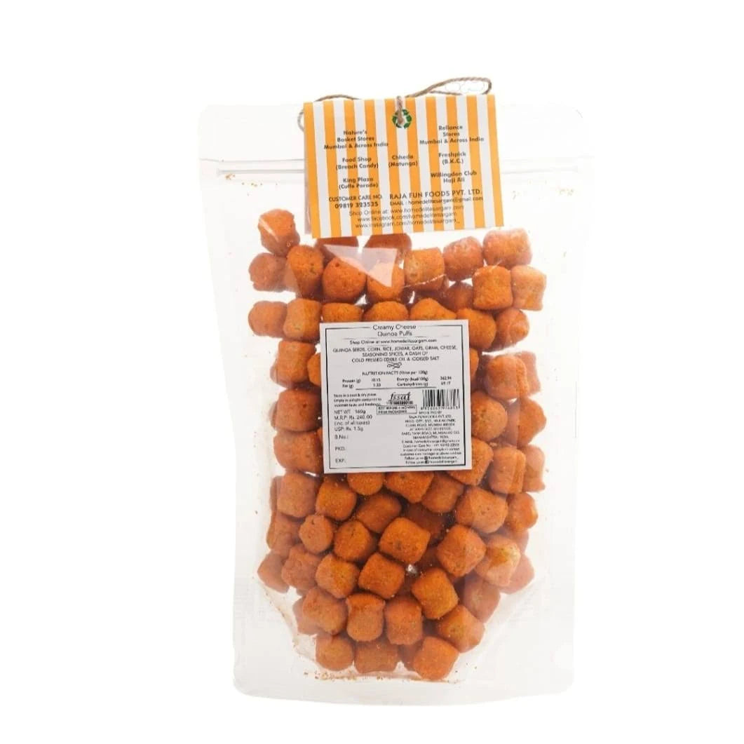 HOME DELITE ZESTY QUINOA PUFFS