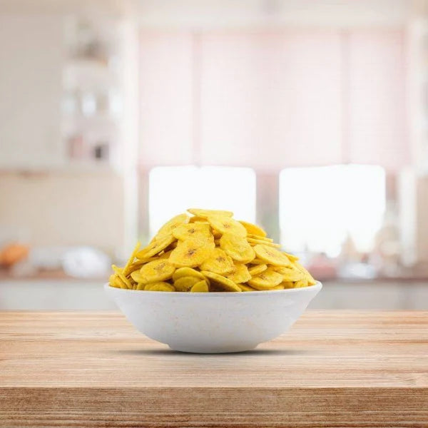 HOME DELITE yellow banana chips 90 gm
