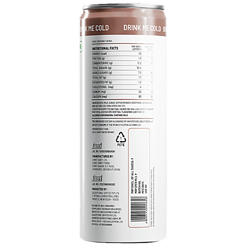 SLEEPY OWL COLD COFFEE HAZELNUT 200 ML - SuperMarcheStore