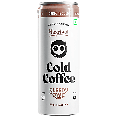 SLEEPY OWL COLD COFFEE HAZELNUT 200 ML - SuperMarcheStore