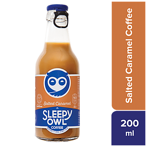 SLEEPY OWL COLD COFFEE SALTED CARAMEL 200 ML - SuperMarcheStore