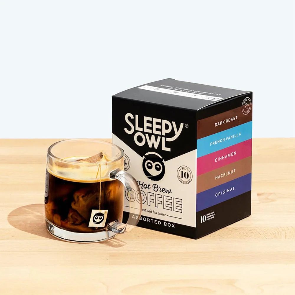 SLEEPY OWL HOT BREW ASSORTED BOX 10N*10GM - SuperMarcheStore