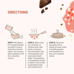 SLURP FARM MILLE CHOCLATE MILLET PANCAKE MIX 250 GM - SuperMarcheStore