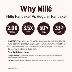 SLURP FARM MILLE CHOCLATE MILLET PANCAKE MIX 250 GM - SuperMarcheStore