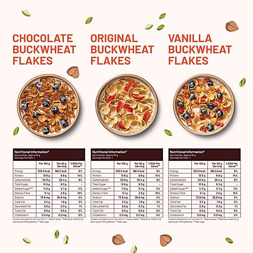 SLURP FARM MILLE ORIGINAL BUCKWHEAT MILLET FLAKES 450 GM - SuperMarcheStore
