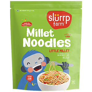SLURP FARM MILLET NOODLES LITTLE MILLET 192 GM - SuperMarcheStore