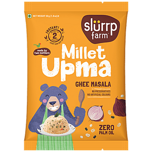 SLURP FARM MILLET UPMA GHEE 50GM - SuperMarcheStore