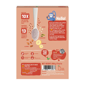 SLURRP FARM CEREAL RAGI ALMOND & BANANA 200G - SuperMarcheStore