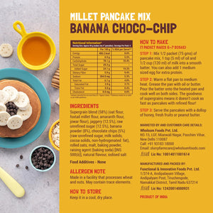 SLURRP FARM MILLET PANCAKE BANANA CHOCO CHIP 150G - SuperMarcheStore