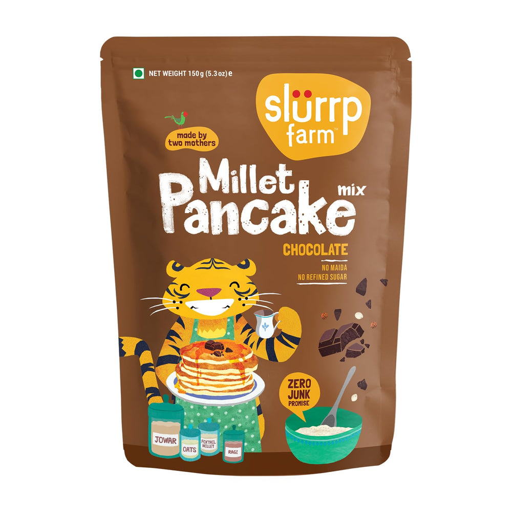 SLURRP FARM MILLET PANCAKE CHOCOLATE 150G - SuperMarcheStore