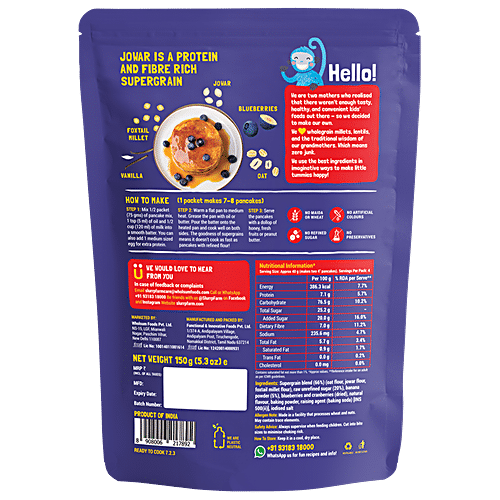 SLURRP FARM PANCAKE & WAFFLE BLUEBERRY 150G - SuperMarcheStore