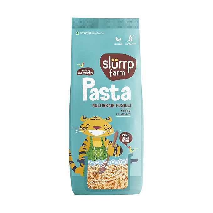 SLURRP FARM PASTA MULTIGRAIN FUSILLI 400 GM - SuperMarcheStore