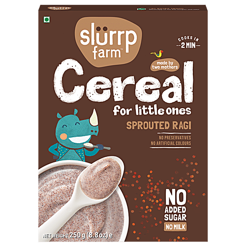 SLURRP FARM SPOROUTED RAGI CEREAL 250G - SuperMarcheStore
