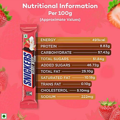 SNICKERS BERRY WHIP FLAVOUR 22 GM - SuperMarcheStore