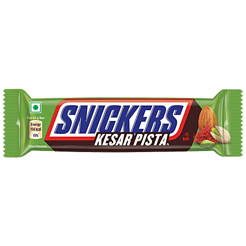 SNICKERS KESAR PISTA 42 GM - SuperMarcheStore