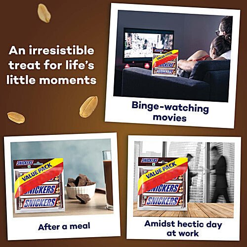 SNICKERS VALUE PACK 3IN1 135G - SuperMarcheStore