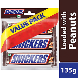 SNICKERS VALUE PACK 3IN1 135G - SuperMarcheStore